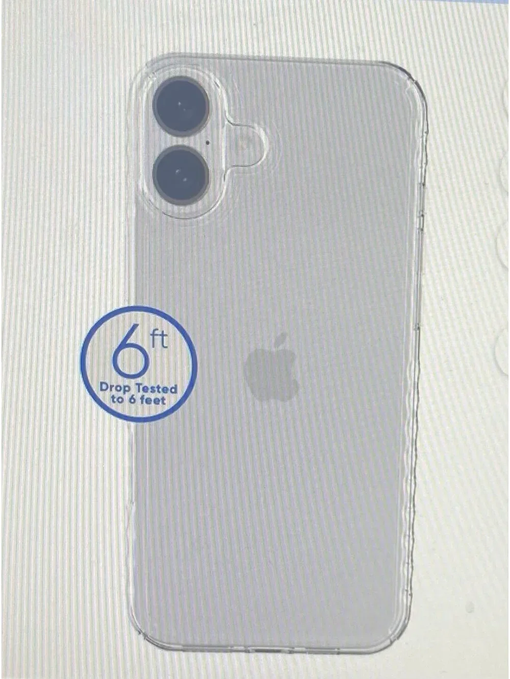 Onn Case for iPhone 16 Plus Clear